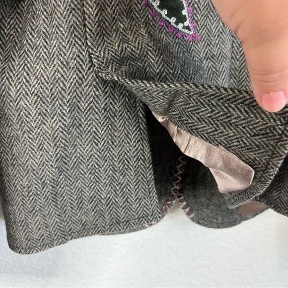 Etro Tweed Wool Velvet Paisley Blazer - Picture 7 of 9